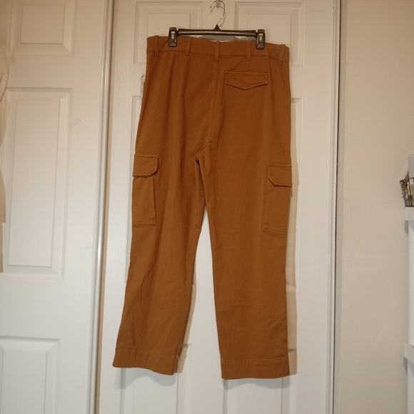 NEW Joe’s Jeans The Precious Cropped Cargo straight leg brown pants Sz 33/ 16 - Picture 7 of 10
